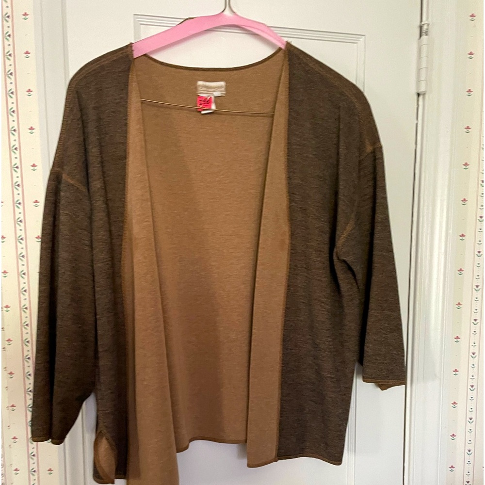 Coldwater Creek 1X open front sweater